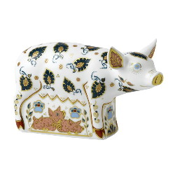 Royal Crown Derby Precilla Pig